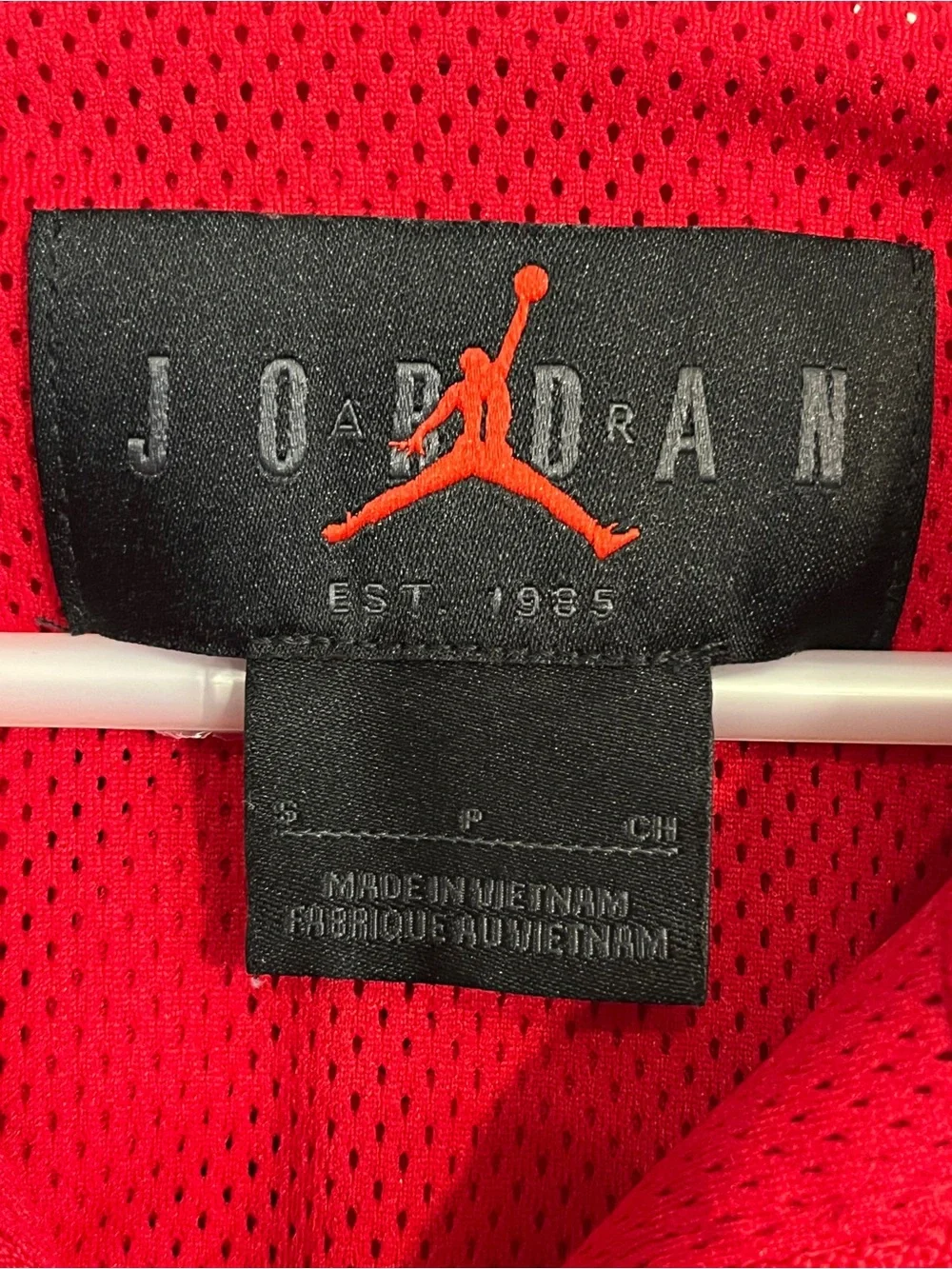 Men’s Size Small Jordan Full Zip Windbreaker Jacket